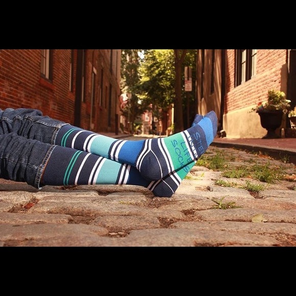 *HONOR* Step Into Life Socks Men’s Casual Stylish - Picture 3 of 4